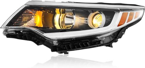 TODO Headlight without LED RDL Assembly Compatible with 2016 2017 2018 Kia Optima Left Driver Side Headlamp for 2016 2017 2018 Optima 92101-D5000 92101D5000 KI2502196 in Saudi Arabia