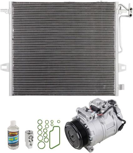 مجموعة مكيف الهواء مع مكثف ومجفف ضاغط مكيف الهواء لسيارة Mercedes ML350 ML500 ML550 GL320 GL350 GL450 GL550 R350 R500 - BuyAutoParts 60-80725R6 جديد in Kuwait