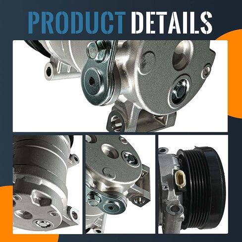 CO20151C A/C Air Conditioner AC Compressor W/Clutch for GMC C1500 C2500 C3500, for Chevrolet K1500 K2500 K3500, for Cadillac Escalade for Isuzu Hombre for Olds Bravada 1995-2000 in Saudi Arabia