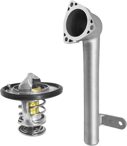 Coolant Water Outlet with Thermostat Kit Fit for Lexus RX330 2004-2006 Fit for Sienna 2004-2006, Replace 163210A040 90916-A3003 902-5123XD 90916-03129 in Kuwait