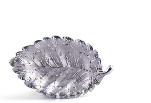 Leaf - Shaped Plate Jewelry Storage Tray (Gold) in Saudi Arabia