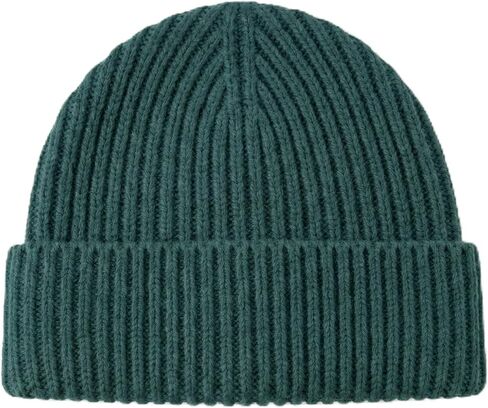 NPIA Certified 2-Ply Cashmere Beanie100% Pure Cashmere | Classic Ribbed Knit Cuffed Unisex Hat | Lightweight 50g Everyday Cap in Kuwait
