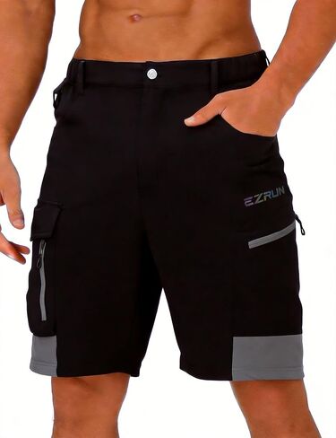EZRUN Men's Hiking Cargo Shorts Quick Dry Golf Outdoor Work Tactical Shorts with Multi Pocket for Fishing Travel in Kuwait