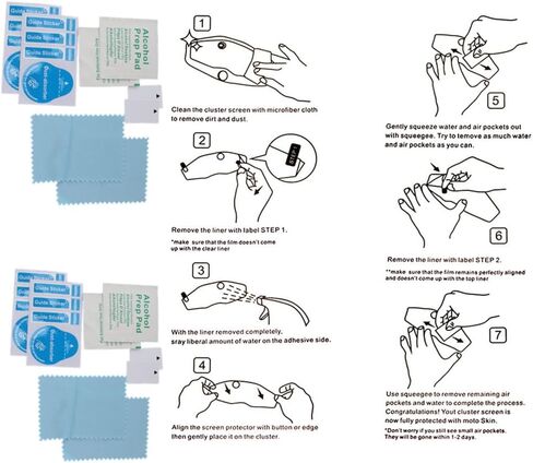 Cnthan7 S n حامي أداة فيلم دراجة نارية مجموعة الخدش لوحة القيادة حماية لأبريليا دورسودورو 750 مصنع جميع/MANA850GT نموذج وسنوات in Kuwait