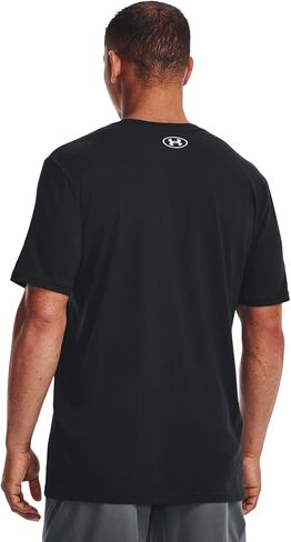 أندر آرمور 1376830-1-LG للرجال UA Camo Chest Stripe كم قصير أسود LG in Saudi Arabia
