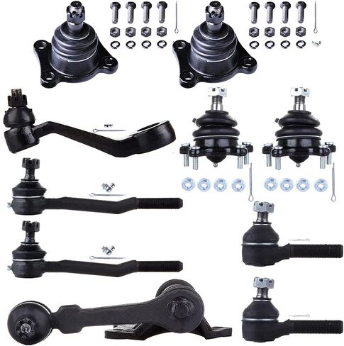 ASAPE 10 Pcs Suspension Kit - Fit 1993-1998 for Toyota T100 1989-1995 for Toyota Pickup, Include - Front Inner Tie Rod End Outer Tie Rod End Lower Ball Joint Upper Ball Joint Idler Arm Pitman Arm in Saudi Arabia