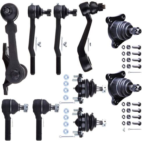ASAPE 10 Pcs Suspension Kit - Fit 1993-1998 for Toyota T100 1989-1995 for Toyota Pickup, Include - Front Inner Tie Rod End Outer Tie Rod End Lower Ball Joint Upper Ball Joint Idler Arm Pitman Arm in Saudi Arabia
