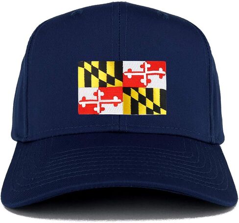 Armycrew New Maryland State Flag Embroidered Patch Adjustable Baseball Cap in Saudi Arabia
