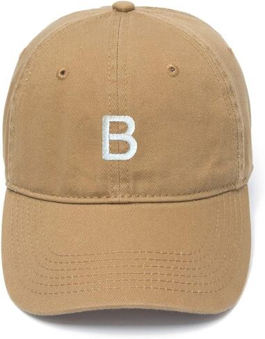 Men's Baseball Caps Letter B Embroidered Dad Hat Washed Cotton Hat in Saudi Arabia