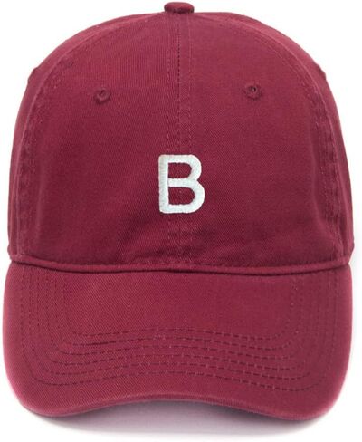 Men's Baseball Caps Letter B Embroidered Dad Hat Washed Cotton Hat in Saudi Arabia