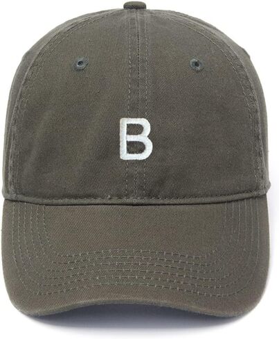 Men's Baseball Caps Letter B Embroidered Dad Hat Washed Cotton Hat in Saudi Arabia