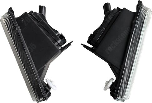 زوج من مصابيح الضباب السوداء لسيارات BMW 7 Series 740i E38 موديل 1995-2001 - استبدال بعدسات زجاجية متينة، وإضاءة سيارات ما بعد البيع in Kuwait