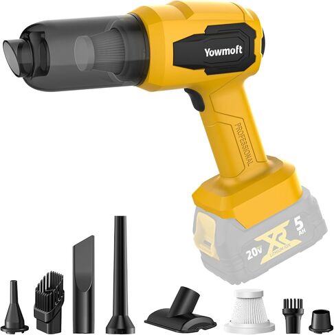 3 in 1 Handheld Car Vacuum Compatible with Makita 18V Battery with 21000pa Strong Suction, Handheld Vacuum Cordless & Blower with 200W Brushless Motor, Mini Vacuum Cleaner for Car, Home (No Battery) in Kuwait