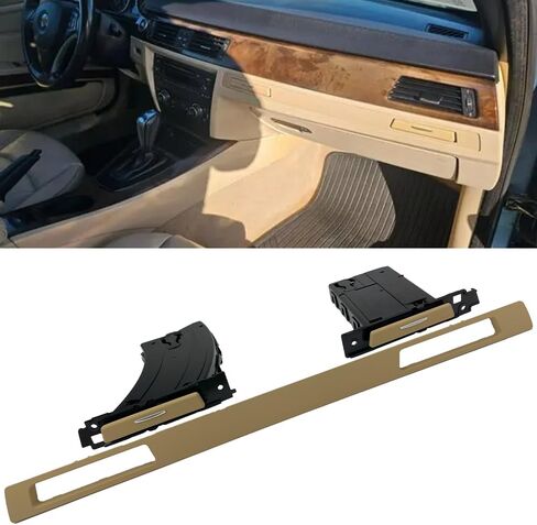 3pcs Car Cup Holder Set Trim Divers Passenger Side Retractable 51459173469 for 2006 2007-2012 2013 BMW E90 E91 E92 E93 323i 325i 328i 330i 335i Copilot Cup Drink Holder Panel Storage Bracket Beige in Kuwait