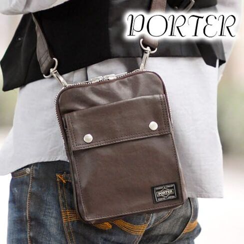 Yoshida Bag PORTER حقيبة كتف S FREE STYLE Freestyle 707-07146 بني مستورد من اليابان in Kuwait