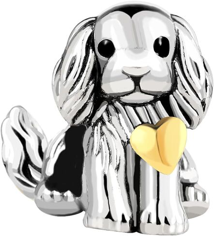 Cute Dog Cat Animal Charms for Pandora Bracelets Birthday Gifts Womens Jewellery Comaptible with Pandora Charms Bracelets in Saudi Arabia
