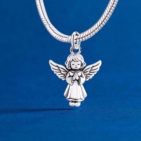 1pc Simple And Unique Vintage Angel Wing Cross Charm Fit DIY Jewelry Matching And Daily Outfit Decoration Gift For Women in Saudi Arabia