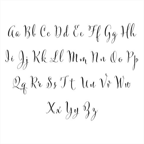 Custom Address Stamp - Self Inking Rubber Stamp - Calligraphy Script Return Address Stamper, Filled with Black Ink in Kuwait