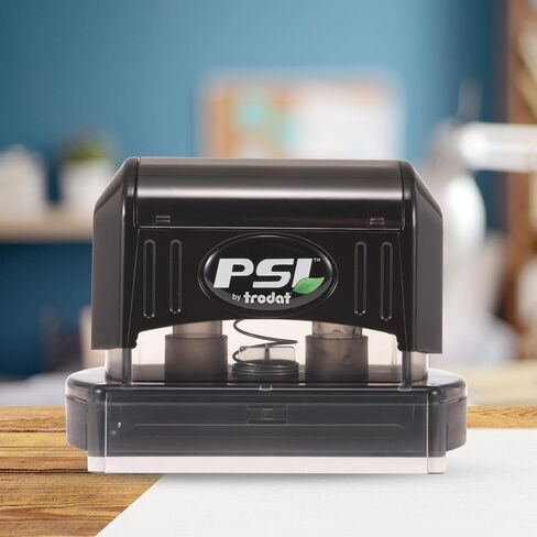 Custom Address Stamp - Self Inking Rubber Stamp - Calligraphy Script Return Address Stamper, Filled with Black Ink in Kuwait