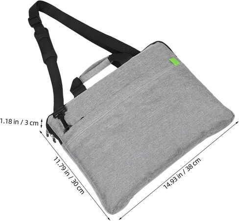 DOITOOL سعة كبيرة حزمة حقيبة حمل حقيبة كروسبودي عمل محفظة عمل للنساء حقيبة كتف المرأة محفظة عمل رمادي بوليستر قطن in Kuwait