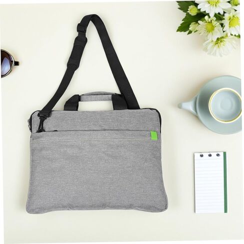 DOITOOL سعة كبيرة حزمة حقيبة حمل حقيبة كروسبودي عمل محفظة عمل للنساء حقيبة كتف المرأة محفظة عمل رمادي بوليستر قطن in Kuwait