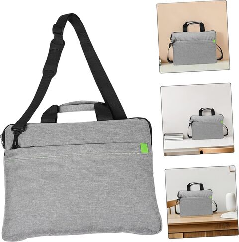 DOITOOL سعة كبيرة حزمة حقيبة حمل حقيبة كروسبودي عمل محفظة عمل للنساء حقيبة كتف المرأة محفظة عمل رمادي بوليستر قطن in Kuwait