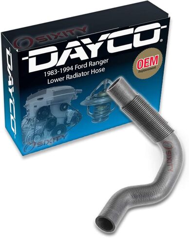 Dayco Lower Radiator Coolant Hose compatible with Ford Ranger 2.0L 2.3L L4 1983-1994 in Saudi Arabia
