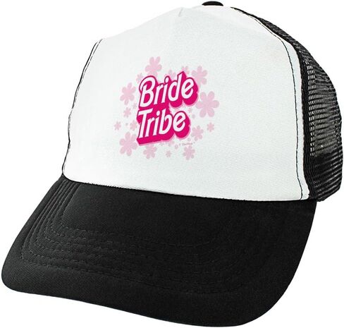 Retro Doll Style Bride Bridesmaid Bride Tribe Bachelorette Party Trucker Hat in Saudi Arabia