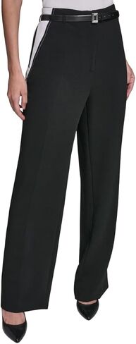 Karl Lagerfeld Women's Belted Pant with Contrast Design in Saudi Arabia