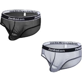 سراويل داخلية مثيرة للرجال منخفضة الارتفاع شفافة من خلال الملابس الداخلية للرجال من الدانتيل الشفاف الشبكي المسامي in Kuwait