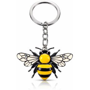 Bee Keychain – Honeybee Insect Charm Accessory for Keys, Backpacks, Bags and Nature-Inspired Gifts in Kuwait