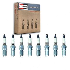 8 pc Champion Copper Plus Spark Plugs compatible with Ford F-150 4.6L 5.4L V8 1997-2010 in Kuwait