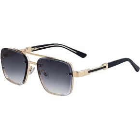 Sunglasses Men Sunglasses for Mens and Womens,Black Retro Sun Glasses Driving Fishing UV Protection in Saudi Arabia