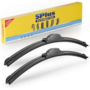 24" and 18" Windshield Wiper Blades(Pack Of 2), All-Season Performance Automotive Replacement Windshield Wiper Blades for My Car in Kuwait