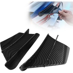 قطعتان من أجنحة الدراجات النارية، جناح جناح عاكس الهواء اللامع، لوحات جانبية هوائية ذاتية اللصق، ملحق تعديل عالمي للدراجات النارية (ألياف الكربون الأسود) in Kuwait