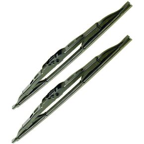 Black Wiper Blades, Pair, Fits 1973-79 Type 1 Std. Bug, 71-72 Super Bug, Compatible with Dune Buggy in Kuwait