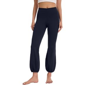 OVRUNS Bubble Pants for Women High Waisted Yoga Pants No See Through Workout Running Legging in Kuwait