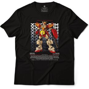 Calibear Prints Heavyarms Mobile Suit Tempest of Conflict Anime Graphic Art T-Shirt in Saudi Arabia