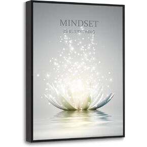 YTAPIFS Lotus Flower Wall Art Spiritual Meditation Poster Wall Decor Mindset Motivational Quotes Picture Modern Zen Prints Artwork for Office 12 x 16 in Unframe in Saudi Arabia