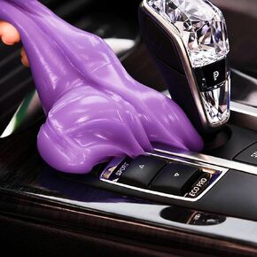 جل تنظيف السيارة من ميستيك هوم 160 جرام، معجون تنظيف قابل لإعادة الاستخدام للوحة مفاتيح الكمبيوتر الداخلية بالتفصيل، مستلزمات تنظيف السيارة، أدوات تفصيل السيارات، سلايم السيارة لإزالة الغبار، مجموعة التنظيف (أخضر، 5.0 أونصة) in Kuwait