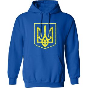 Ukraine Pride Vintage Ukrainian Coat of Arms Hoodie in Kuwait