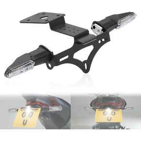 Z900 Fender Eliminator مع إشارة الانعطاف LED، دعامة لوحة الترخيص - الذيل الخلفي مرتب متوافق مع 2025 2026 Z 900 Z900SE لوحة ترخيص جبل الضوء ومجموعات الوامضة (شفاف) in Kuwait
