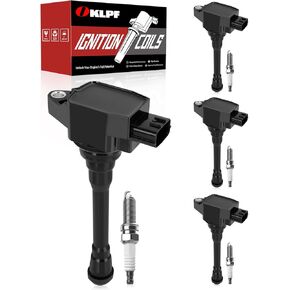 OKLPF Ignition Coil Pack UF708 with Iridium Platinum Spark Plugs -4-Piece Set, Compatible with 2013 2014 2015 2016 2017 2018 2019 Nissan NV200 2.0L L4 Nissan Sentra 1.8L L4. in Kuwait