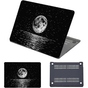 Compatible with MacBook Air M4 M3 M2 13 inch Case 2025 2024 2023 2022 Version A3240 A3113 A2681,Unique Pattern Plastic Hard Shell for MacBook Air 13.6 Case,Bright Moon in Kuwait