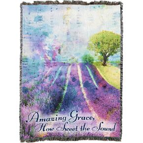 Pure Country Weavers I Am The Resurrected Blanket - Religious Gift Tapestry Throw Woven from Cotton - Made in The USA (72x54) in Kuwait