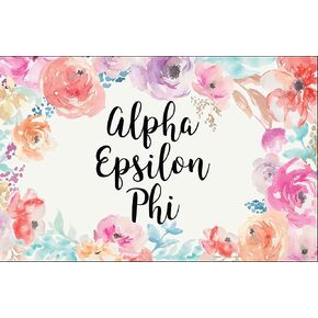 Pro-Graphx Kappa Beta Gamma Greek Sorority & Fraternity Flag Officially Licensed, Tapestry, Display Banner, Sign, Letter Pattern Large Decor - 3 feet x 5 feet - New Floral in Kuwait