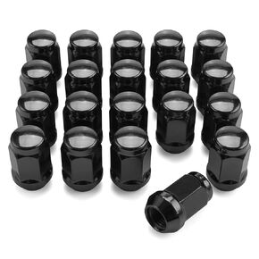 20pcs M12x1.5 Lug Nuts for Escape 2001-2023, Fusion 2006-2020, Focus 2000-2023, Honda Accord/CR-V/Civic Aftermarket Wheel - Red in Saudi Arabia