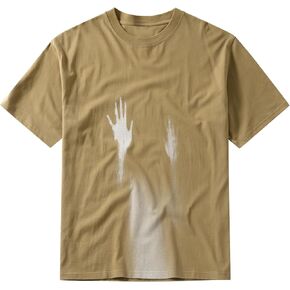 Men's Streetwear Graphic T-Shirt Short Sleeve Oversized Y2K Hand Print Tees Hip-Hop Tops for Men Women Teens in Saudi Arabia