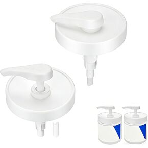 غطاء مضخة لكريم الترطيب 19oz 2 عبوة لوشن واسع الفم غطاء مضخة مرطب للجسم والوجه لتوزيع الكريم والمصل واللوشن in Kuwait