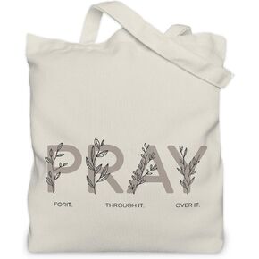 حقيبة حمل ملهمة للنساء من الهدايا المسيحية، صلي من أجلها، مع جيب داخلي. in Kuwait